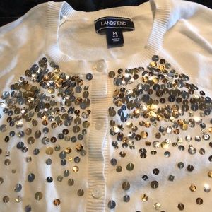 Girls Lands End Sequenced Cardigan.